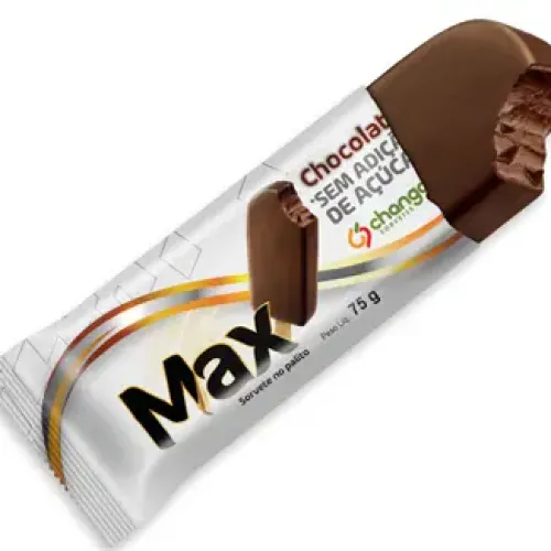 Picolé Max Chocolate Sem Adição de Açúcar